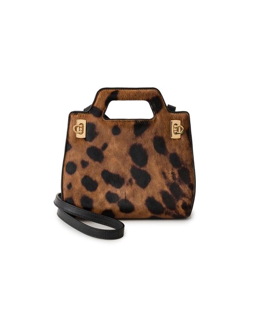 Ferragamo Wanda Leopard Shoulder Bag