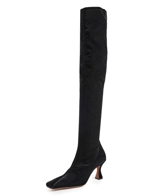 Manu Atelier Over Knee High Stretch Duck Boots