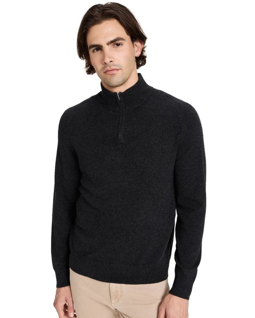 Theory Hilles Quarter Zip Cashmere Sweater