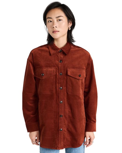 Madewell Corduroy Twill Oversized Shirt-Jacket