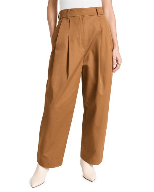 Recto Double Pleated Curved Silhouette Pants