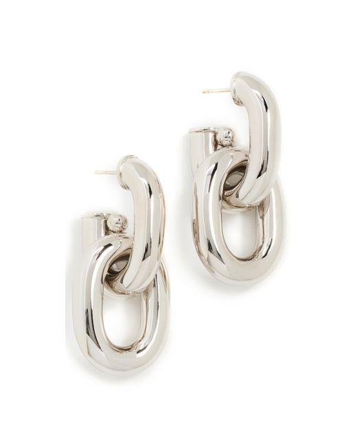 Rabanne XL Link Double Earrings