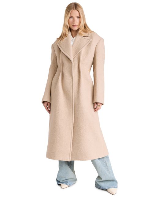 Recto Casentino Elastic Belted Detail Coat