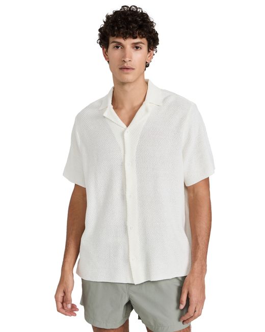 Onia Textured Camp Shirt