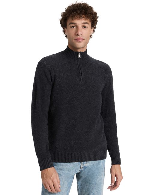 Club Monaco Core Boucle Quarter Zip Sweater