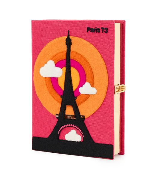 Olympia Le-Tan Book Clutch Paris 73 Strapped