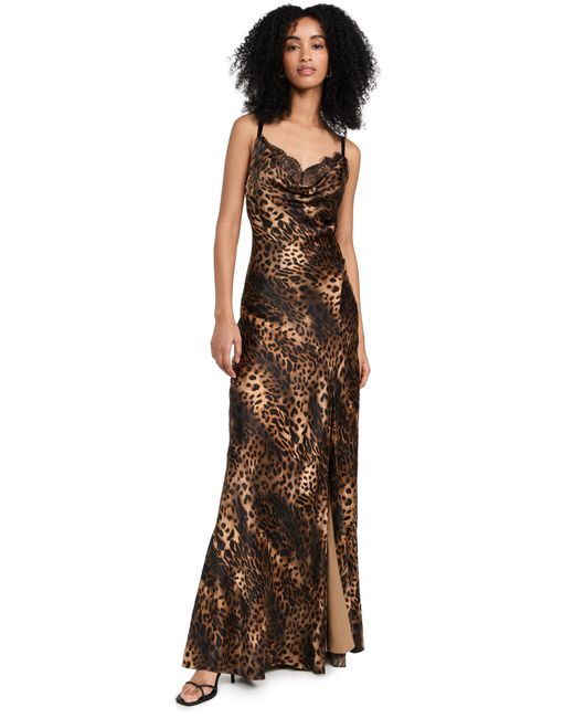 L'agence Venice Cowl Lace NK Gown