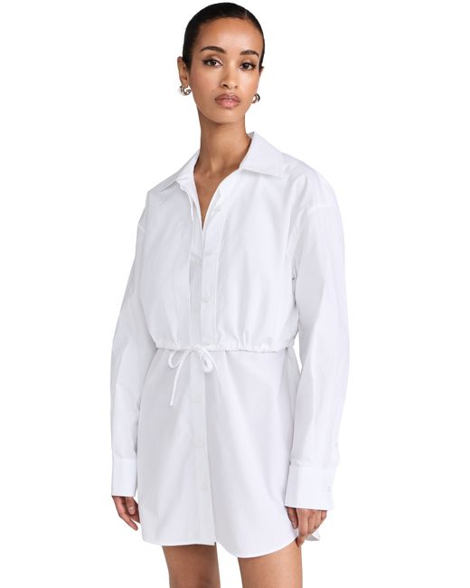 Alexander Wang Double Layered Shirt Dress with Self Tie