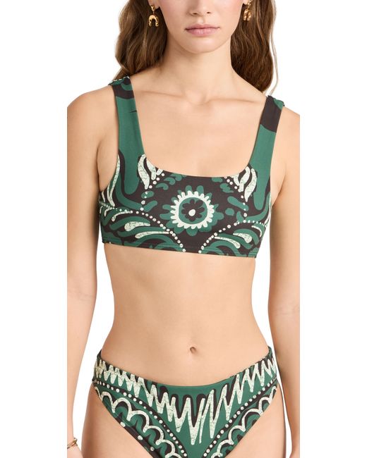 Sea Charlough Print Bikini Top