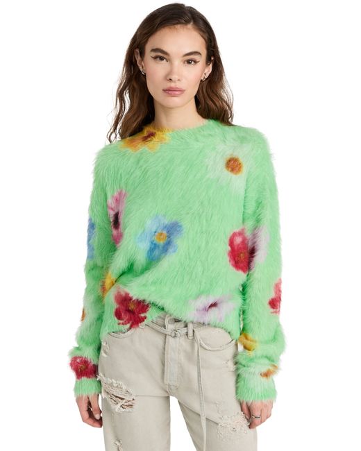 Acne Studios Flower Print Sweater