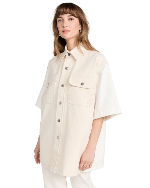 Stella McCartney Workwear Denim Shirt WHITEECRU WASH