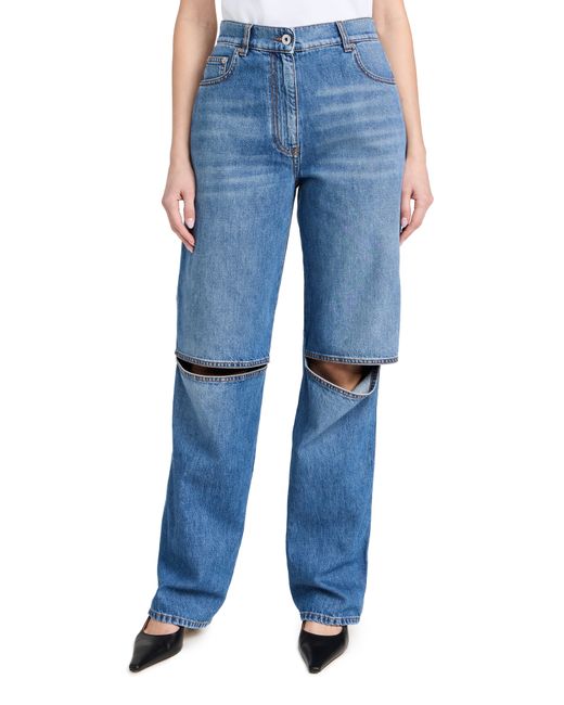 J.W.Anderson Cut Out Knee Bootcut Jeans