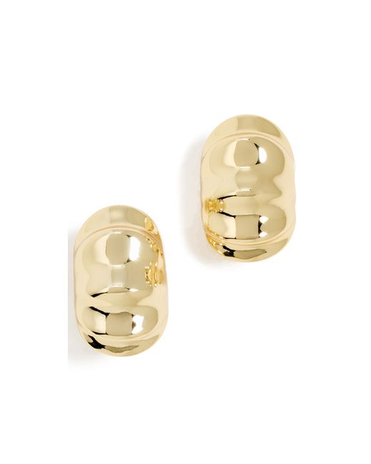 By Adina Eden Indented Stud Earrings