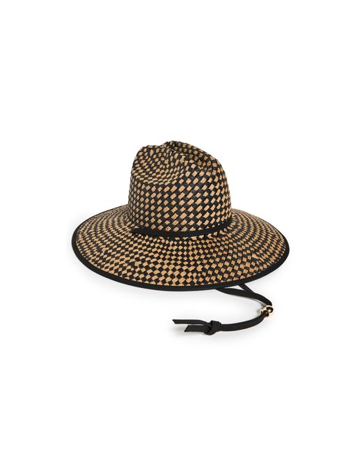 Lele Sadoughi Checkered Hat