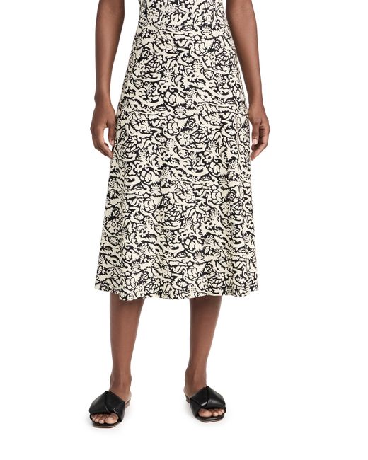 Rosetta Getty Flared Maxi Skirt