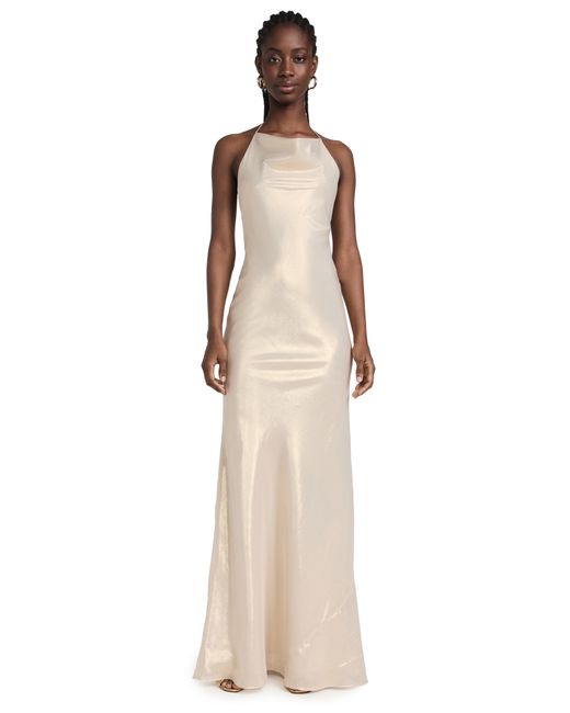 Sergio Hudson Cowl Slip Gown with Low Back