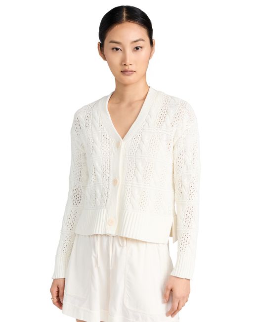Madewell Open Cable-Stitch Cardigan Sweater