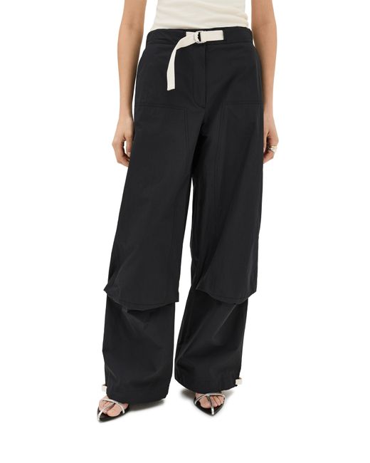 Jil Sander Relaxed Fit Straight Cut Pants