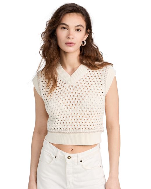 Guest in Residence Mesh Cropped Vest