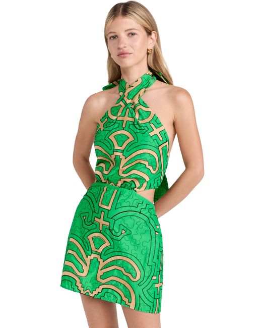 Johanna Ortiz Rainforest Power Mini Dress