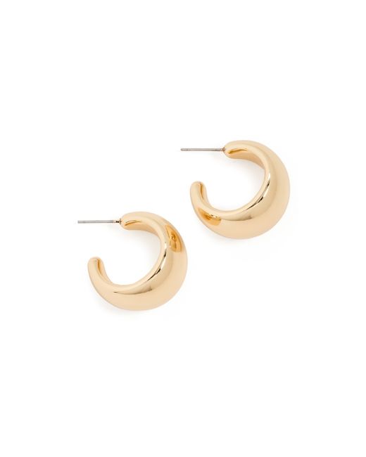 Argento Vivo Tapered Hoops