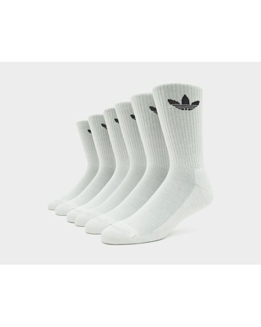 Adidas Originals 6-Pack Trefoil Cushion Crew Socks