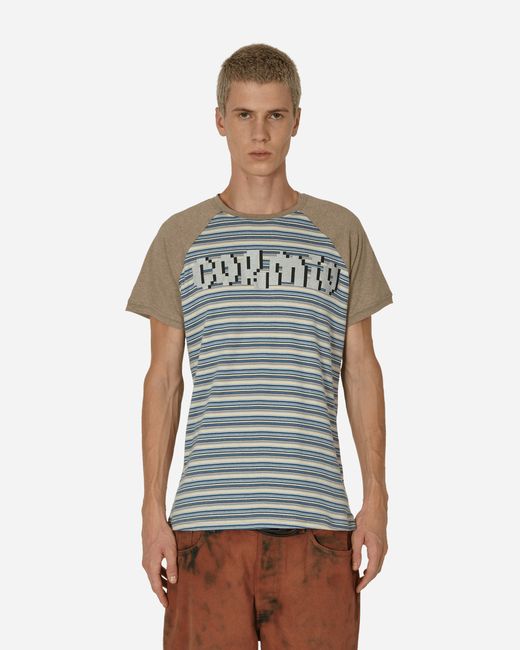 Cormio Boah Raglan Striped T-Shirt Blue Sand