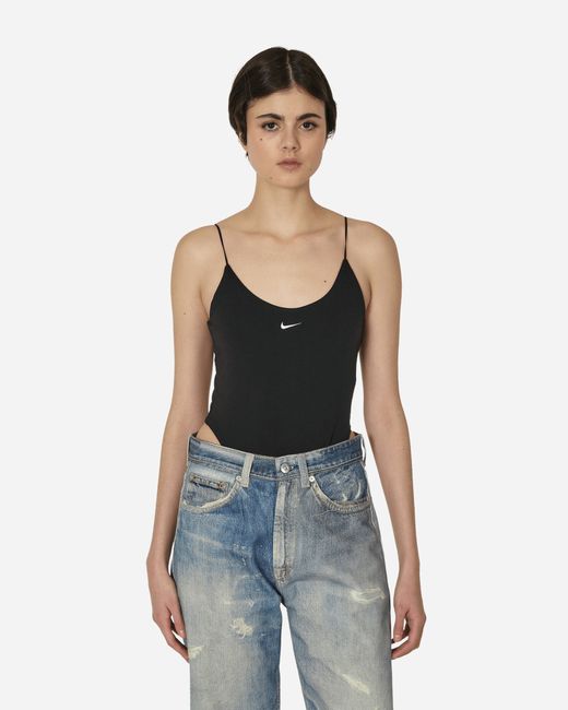 Nike Chill Knit Tight Cami Bodysuit Black