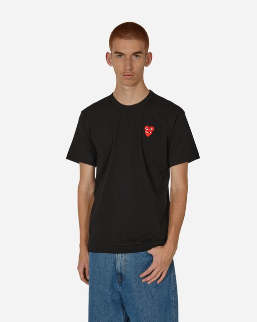 Comme Des Garçons Play Double Heart T-Shirt