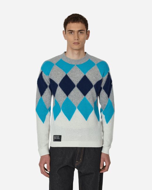 Moncler Genius FRGMT Argyle Wool and Cashmere Sweater