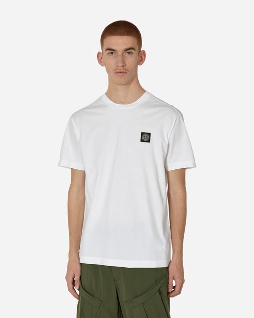 Stone Island Garment Dyed Logo T-Shirt