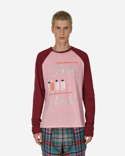 Cormio Harry Raglan Longsleeve T-Shirt Bordeaux Pink
