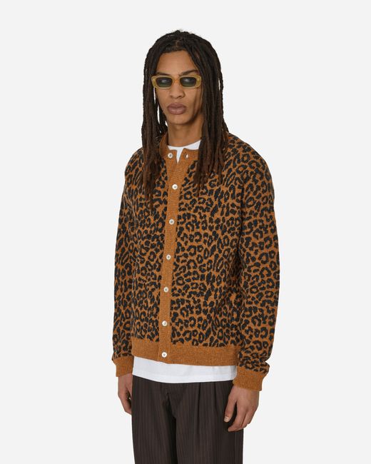 Noah NYC Leopard Cardigan Sweater
