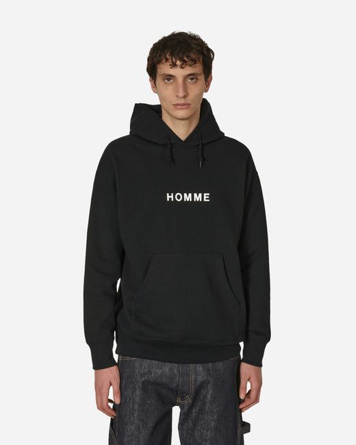 Comme Des Garçons Homme Plus Logo Hooded Sweatshirt