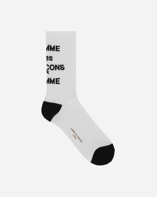 Comme Des Garçons Homme Plus Logo Socks
