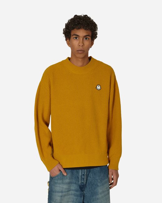 Moncler Genius Palm Angels Wool Sweater Mustard
