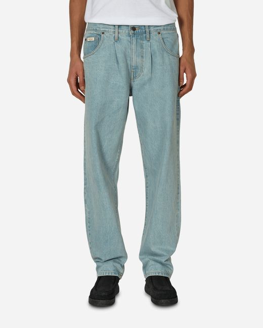 Noah NYC Pleated Jeans Light Wash