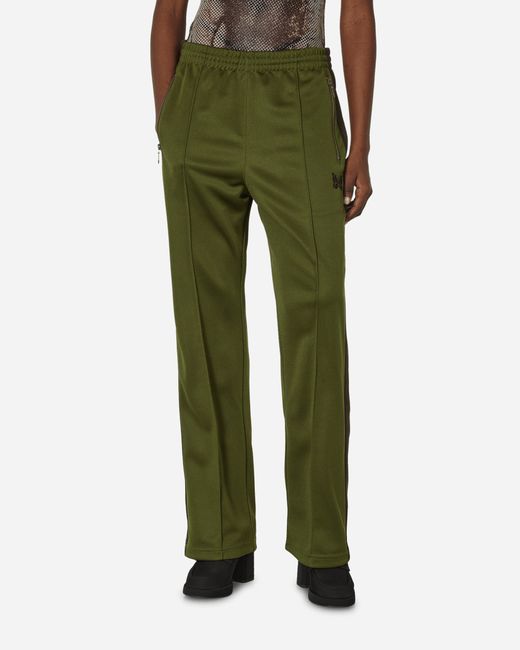 Needles Poly Smooth Track Pants Olive