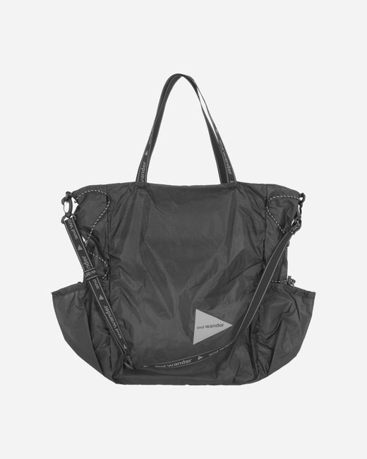 And Wander Sil Tote Bag Charcoal