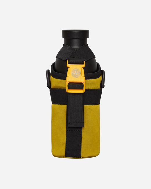 Stone Island Stainless Steel Bottle with Bag Yellow