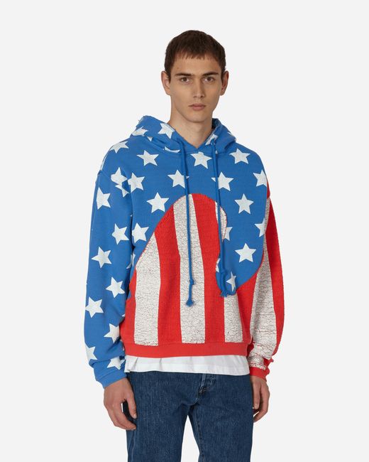 Erl Stars and Stripes Swirl Hooded Sweatshirt