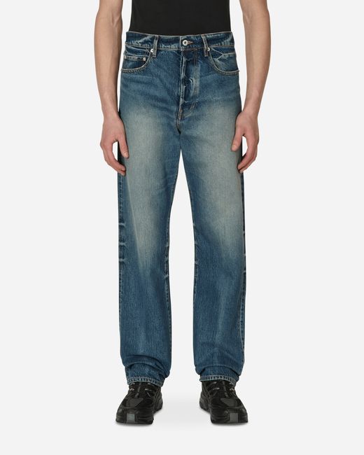 KENZO Paris Straight-Cut Asagao Jeans