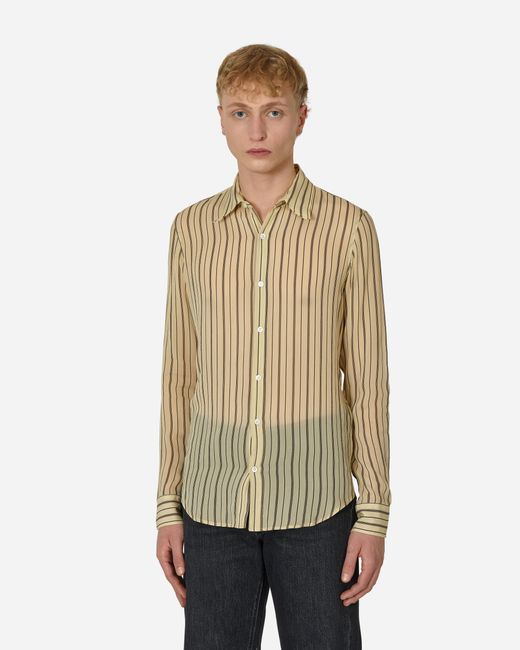 Dries Van Noten Striped Sheer Shirt