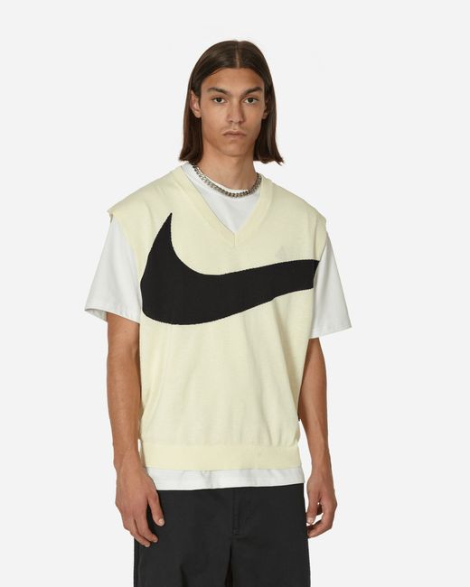 Nike Swoosh Sweater Vest Coconut Milk