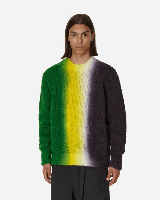 Sacai Tie Dye Knit Sweater Multicolor