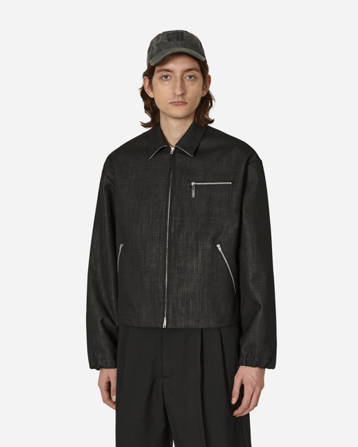 Acne Studios Wool-Blend Zip Jacket Black