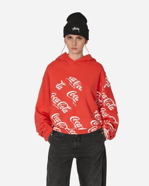 Erl Coca-Cola Swirl Hooded Sweatshirt