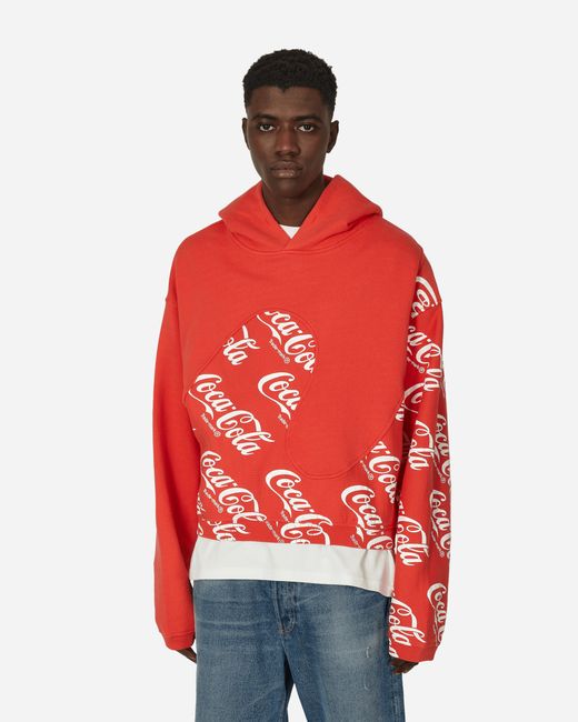 Erl Coca-Cola Swirl Hooded Sweatshirt