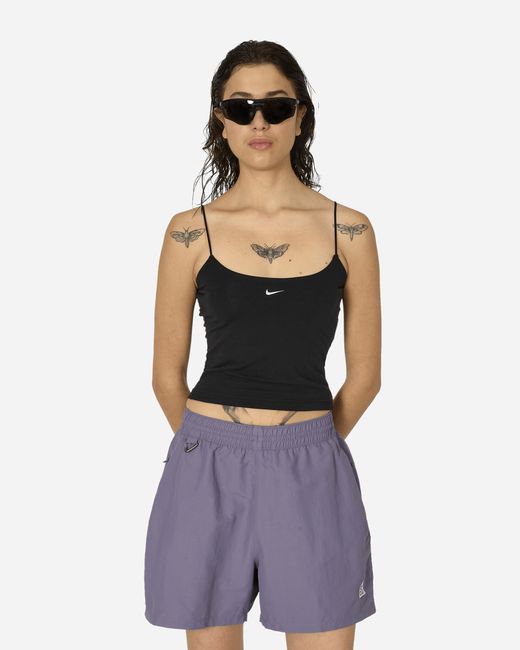 Nike Chill Knit Tight Cami Tank Top Black