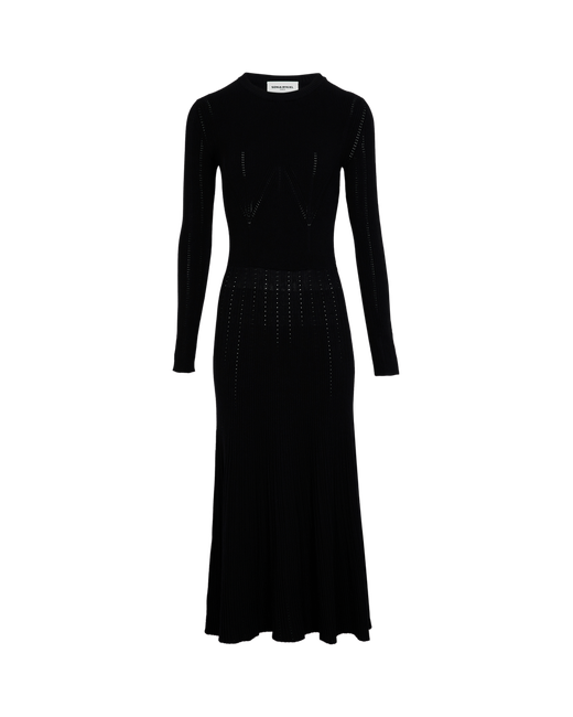 Sonia Rykiel Long-sleeved Crew-neck Dress R024